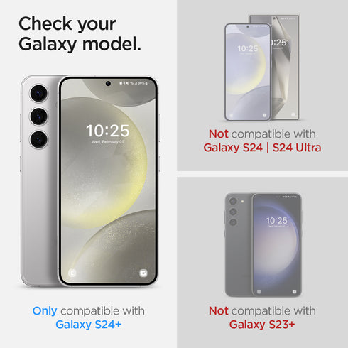 Protector de lente Spigen Galaxy S24 Plus – Optik Pro EZ Fit (paquete de 2)